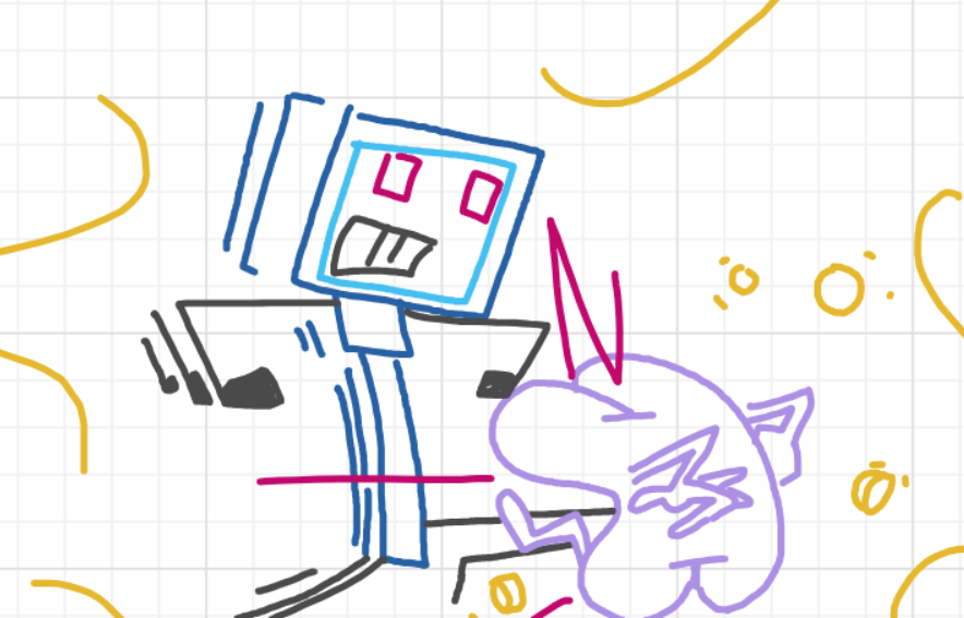 A panel from I've Been Everywhere, Man, episode nine of the Board Boards object show by Furretwalk/WalkingFurret.